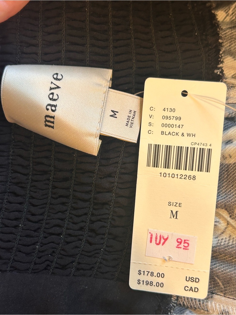 Maeve Strapless Bow-Front Swing Mini Dress - Picture 4 of 4